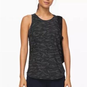 Lululemon Dark Camo Tank Top